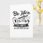 Trumpet Player Kaart (Gele Bloem)