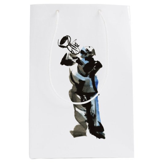 Trumpet Player Medium Cadeauzakje (Voorkant)