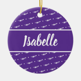 Trumpet Player Musician Gift Custom Keramisch Ornament