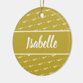 Trumpet Player Musician Gift Personated Custom Keramisch Ornament (Links)