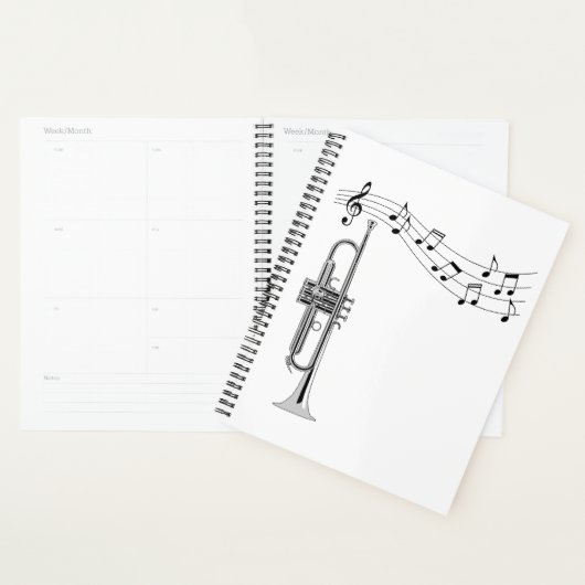Trumpet Player Planner (Display)