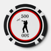 Trumpet Player Pokerchips (Achterkant)