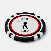 Trumpet Player Pokerchips (Enkel)