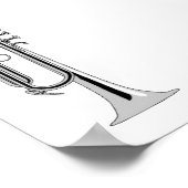 Trumpet Player Poster (Hoek)