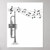 Trumpet Player Poster (Voorkant)