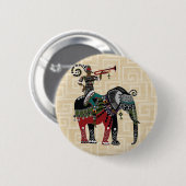 Trumpet Player Ronde Button 5,7 Cm (Voorkant /achterkant)