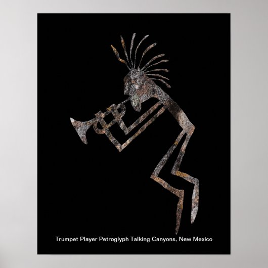Trumpet Player, Saxophone Player en Flute Player Poster (Voorkant)