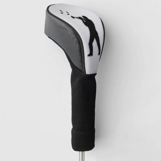 Trumpet Player Silver Golfheadcover (Schuin)