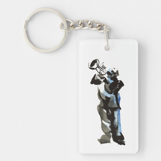 Trumpet Player Sleutelhanger (Voorkant)
