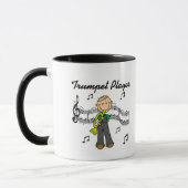 Trumpet Player T-shirts en cadeaus Mok (Links)