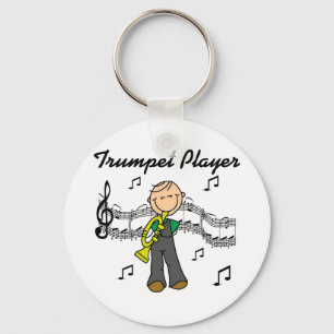 Trumpet Player T-shirts en cadeaus Sleutelhanger