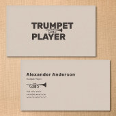 Trumpet Player Visitekaartje
