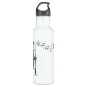 Trumpet Player Waterfles (Voorkant)