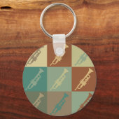 Trumpet Pop Art Sleutelhanger (Voorkant)