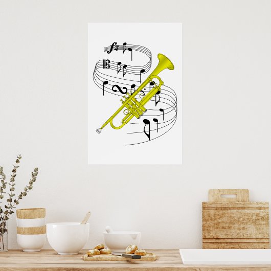 Trumpet Poster (Keuken)