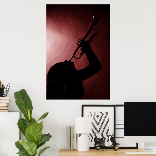 Trumpet Poster (Thuiskantoor)