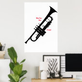 Trumpet Poster (Thuiskantoor)