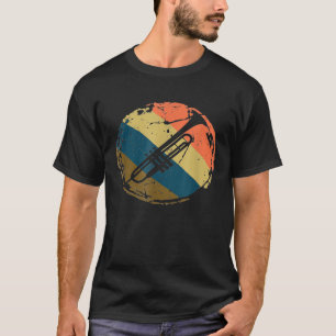 Trumpet - Retro Best Trumpet Player Markeringen Ba T-shirt