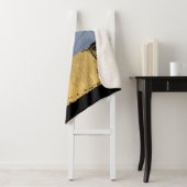 Trumpet Retro Style Muziek Sherpa Deken (In situ)