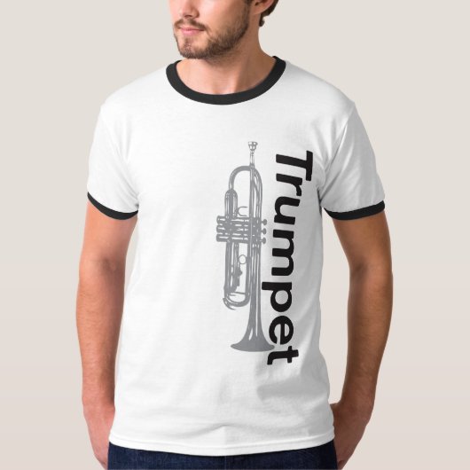 Trumpet Ringer T-Shirt (Voorkant)