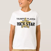 Trumpet Rock Star by Night T-shirt (Voorkant)