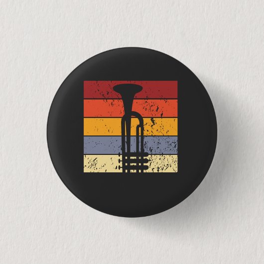Trumpet  ronde button 3,2 cm (Voorkant)