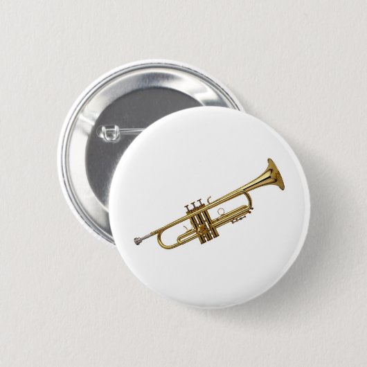 Trumpet Ronde Button 5,7 Cm (Voorkant /achterkant)