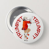 Trumpet Ronde Button 7,6 Cm (Voorkant /achterkant)
