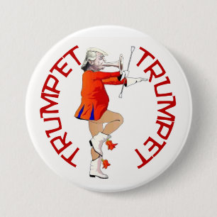 Trumpet Ronde Button 7,6 Cm