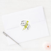 Trumpet Ronde Sticker (Envelop)