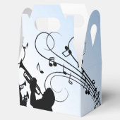 Trumpet Section Blue Music Bedankdoosjes (Geopend)