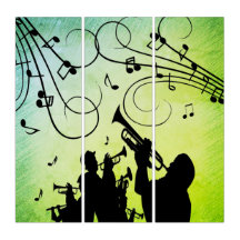 Trumpet Section Green Music