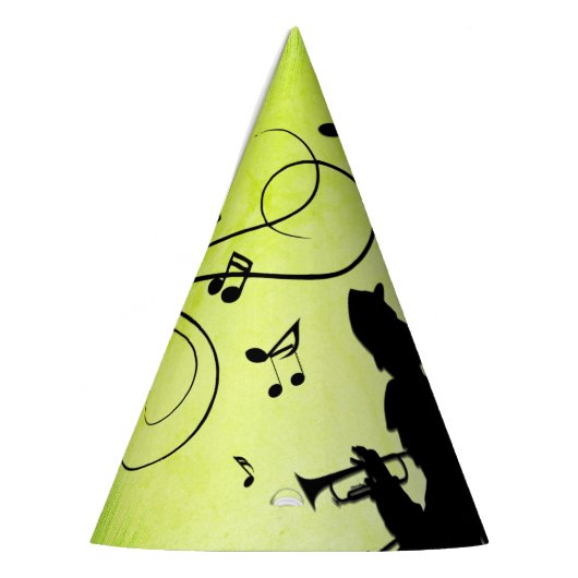 Trumpet Section Green Music Feesthoedjes