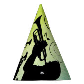 Trumpet Section Green Music Feesthoedjes (Rechts)