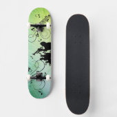 Trumpet Section Green Music Persoonlijk Skateboard (Voorkant)