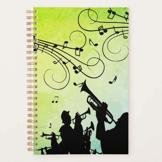 Trumpet Section Green Music Planner