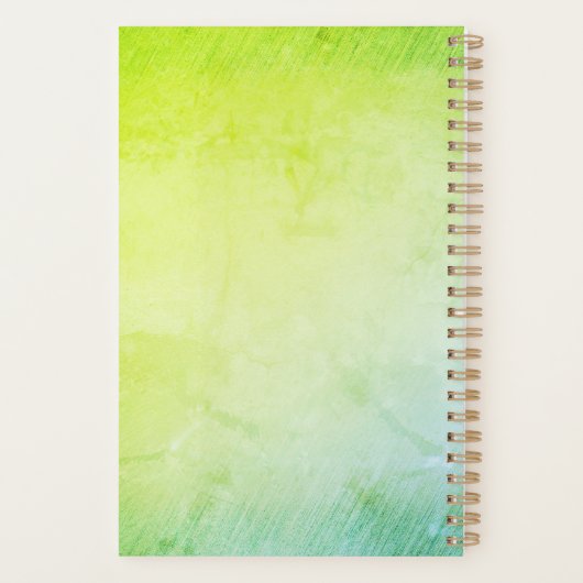 Trumpet Section Green Music Planner (Achterkant)