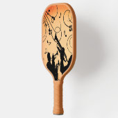 Trumpet Section Jazz Music Oranje Rust Pickleball Paddle (Links)