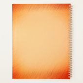 Trumpet Section Jazz Music Oranje Rust Planner (Achterkant)