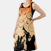 Trumpet Section Jazz Music Oranje Rust Schort (Insitu)