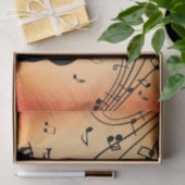 Trumpet Section Jazz Music Oranje Rust Tissuepapier (Geschenk)