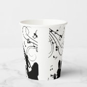 Trumpet Section Jazz Music Papieren Bekers (Links)