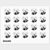 Trumpet Section Jazz Music Ronde Sticker (Vel)
