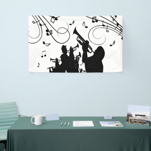 Trumpet Section Jazz Music Spandoek (Beurs)