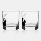 Trumpet Section Jazz Music Whisky Glas (Links)