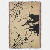 Trumpet Section Robuuste muziek Deken (Voorkant Verticaal)