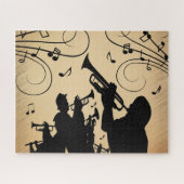 Trumpet Section Robuuste muziek Legpuzzel (Horizontaal)
