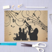 Trumpet Section Robuuste muziek Tissuepapier (Craft)