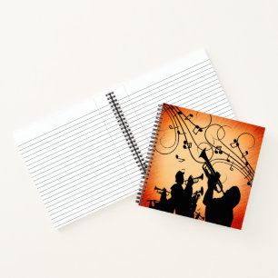 Trumpet Section Rustic Music Notitieboek
