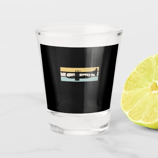 Trumpet  shot glas (Voorkant)